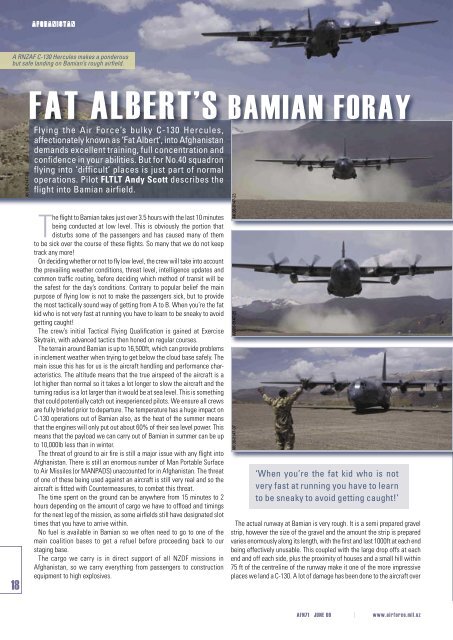 June 2006, Issue 71 [pdf 2.8mb, 40 - Royal New Zealand Air Force