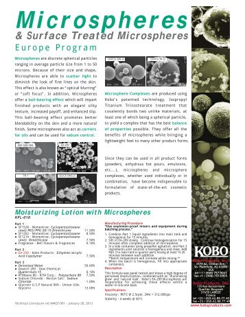 Microspheres - Kobo Products, Inc.