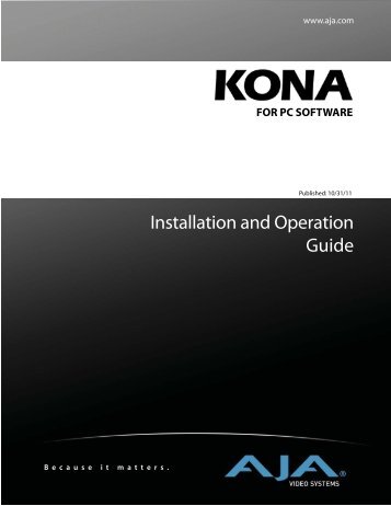 KONA PC Manual Book.book - Aja