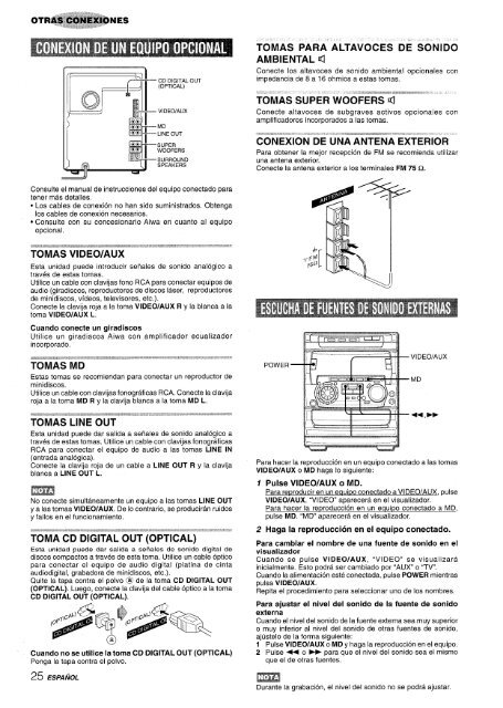 call toll free I-800-BUY=AIWA - How To & Troubleshooting