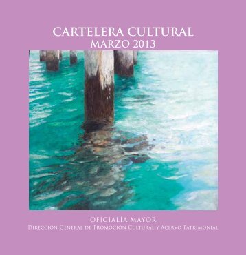 CARTELERA CULTURAL