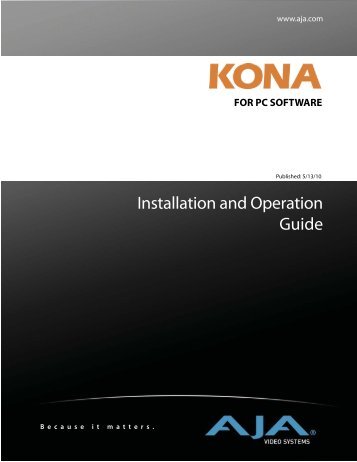 KONA PC Manual Book.book - Aja