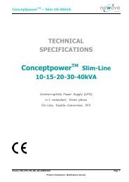 ConceptpowerTM – Slim 10-40kVA - Atek Teknik A/S