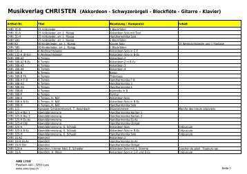 Katalog - Akkordeon Musik Edition