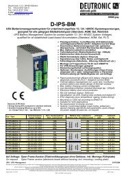 D-IPS-BM - Deutronic Elektronik GmbH