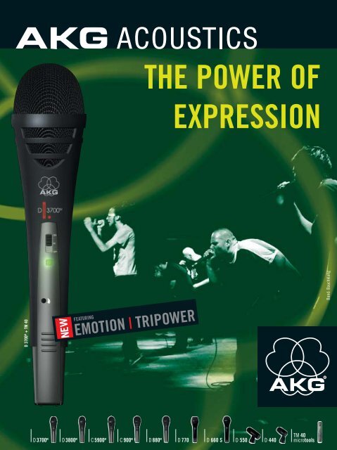 Emotion/Tripower brochure - AKG