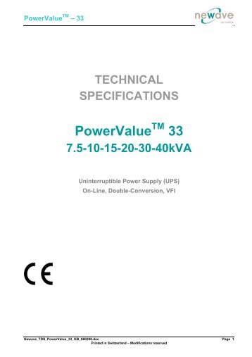 PowerValue 33