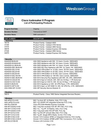 Cisco Icebreaker II Program