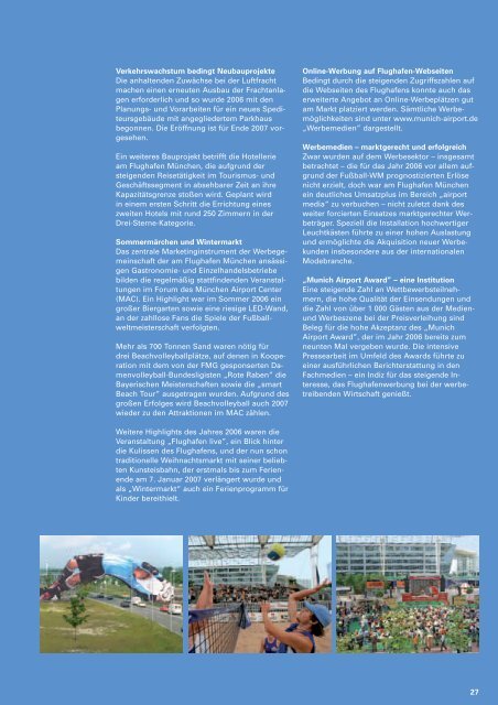 Geschäftsbericht 2006 (pdf) - Flughafen München