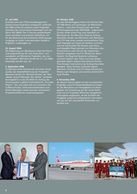 Geschäftsbericht 2006 (pdf) - Flughafen München