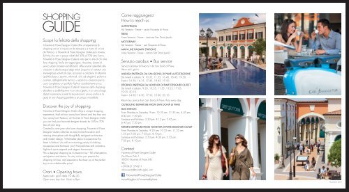 Scarica la mappa dei negozi - McArthurGlen Designer Outlets