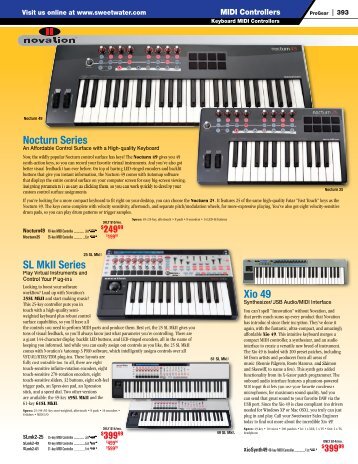 SL MkII Series Nocturn Series Xio 49 - medialink - Sweetwater.com