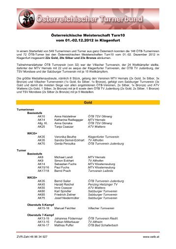 OE-Turn10-Meistersch.. - ÖTB Österreichischer Turnerbund