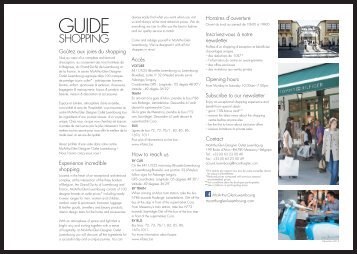 Plan du Centre - McArthurGlen Designer Outlets