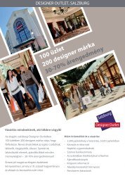 100 üzlet 200 designer márka 30-70% árengedmény