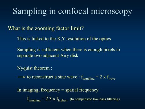 Confocal Microscopy Principles