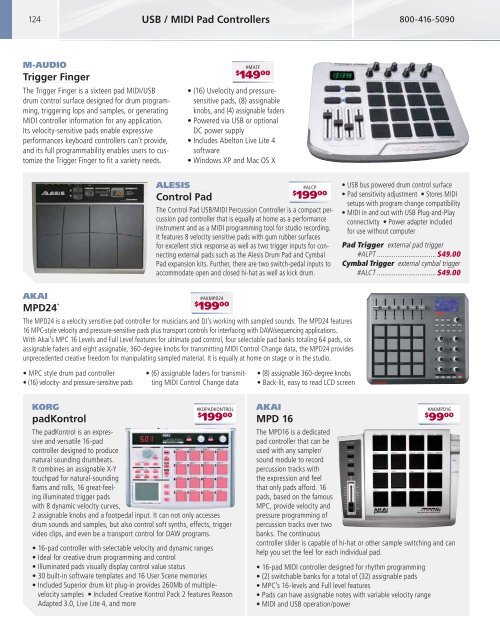 Pro Audio Catalog