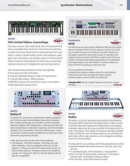 Pro Audio Catalog