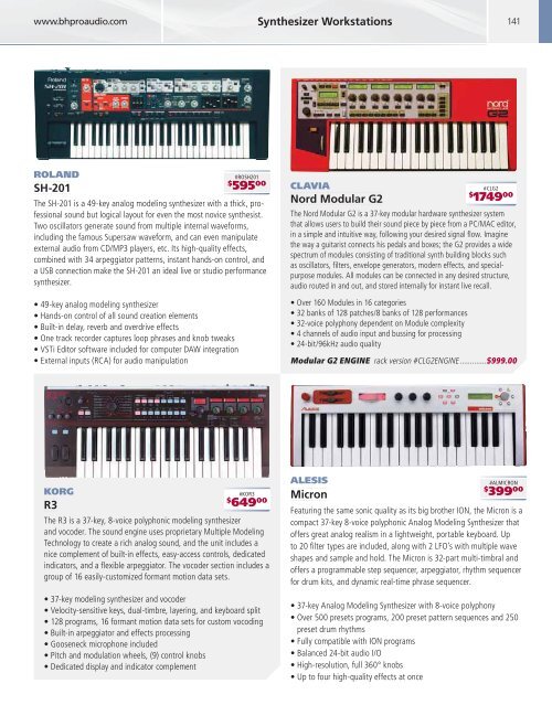 Pro Audio Catalog