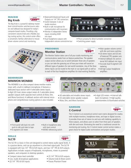 Pro Audio Catalog