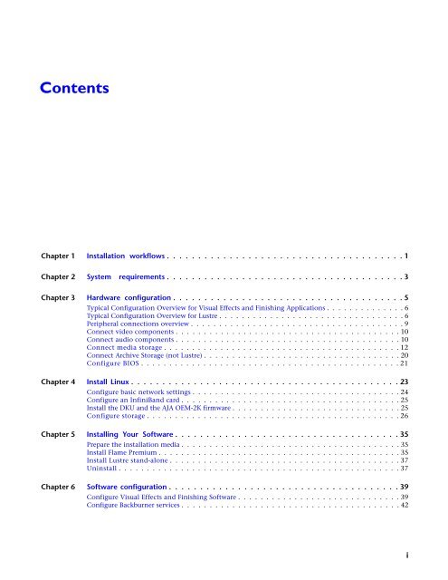 Installation and Configuration Guide for Linux® Workstations