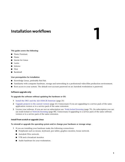 Installation and Configuration Guide for Linux® Workstations