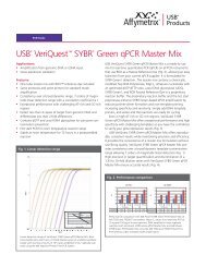 USB® VeriQuest™ SYBR® Green qPCR Master Mix