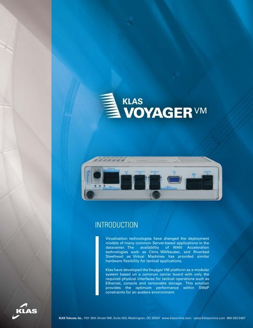 Klas Voyager VM brochure