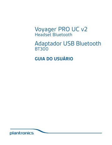 Voyager® PRO UC v2 Adaptador USB Bluetooth - Plantronics