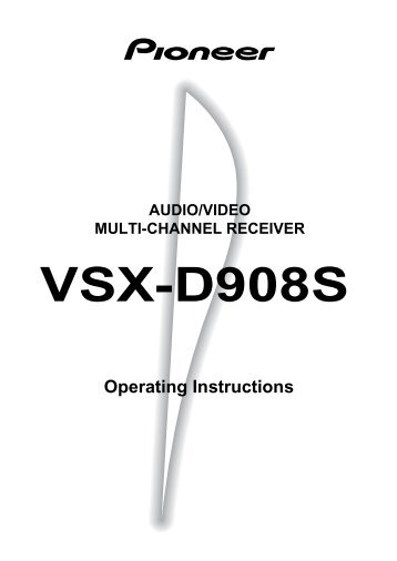 VSX-D908S - Pioneer Europe - Service and Parts Supply website