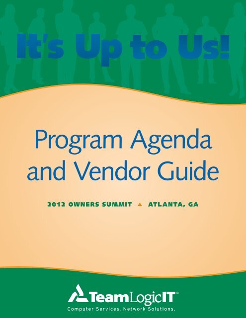 Onsite Program Agenda and Vendor Guide - Franchise services Inc.
