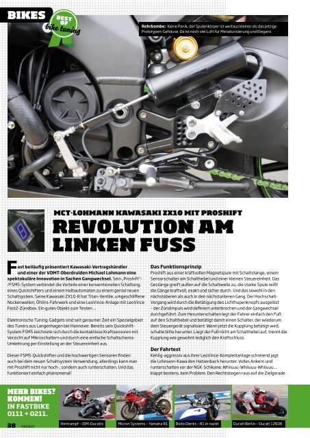 FASTBIKE Ausgabe 04 / 2010 - MCT-Lohmann GmbH