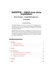 KNOPPIX -- GNU/Linux ohne Installation - Knopper.Net Consulting