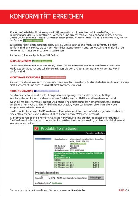 PDF zum Download - RS Components