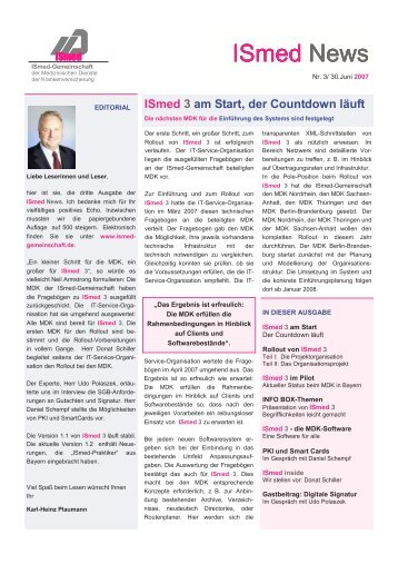 3. Ausgabe_NR_ISmedNews_FINAL - ISmed-Gemeinschaft ...