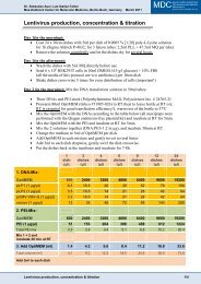 Lentivirus production, concentration & titration - MDC