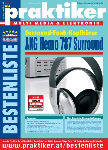 AKG Hearo 787 Surround: Surround-Funk-Kopfhörer ... - Praktiker.at