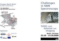 Challenges in NMR Spectroscopy - MDC
