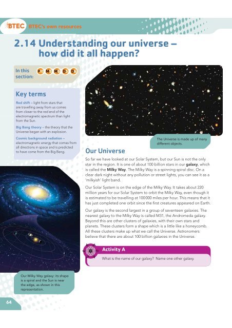 Energy and our Universe - Pearson Schools