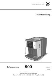 Betriebsanleitung Kaffeemaschine - WMF