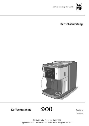 Betriebsanleitung Kaffeemaschine - WMF