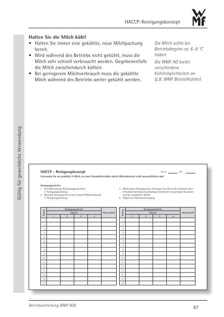 Betriebsanleitung Kaffeemaschine - WMF