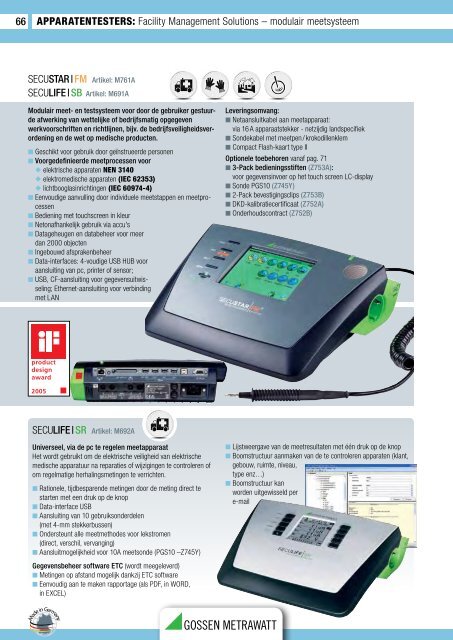 Nederlandstalige Test & Meet catalogus 2012 - GMC-Instruments