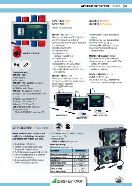 Nederlandstalige Test & Meet catalogus 2012 - GMC-Instruments