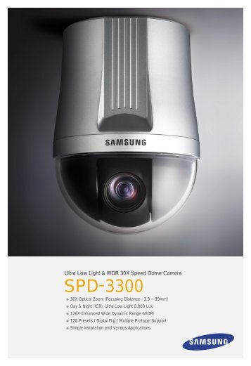 Samsung SPD-3300 dome.pdf - SamsungNAC.co.za