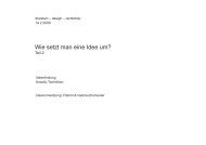 Wie setzt man eine Idee um? (PDF) - Dreistein