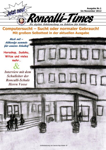Mustervorlage Vereinszeitung Version 1.0 - Roncalli-Schule