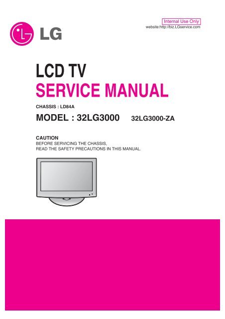 LCD TV SERVICE MANUAL - Goldhand