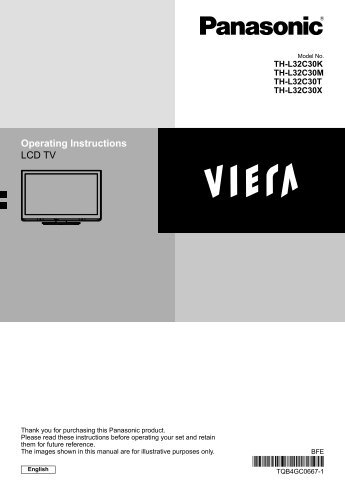 Operating Instructions LCD TV