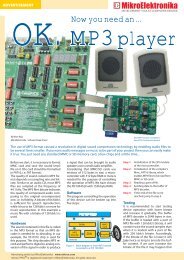 MP3 Article in mikroC PRO for PIC - MikroElektronika